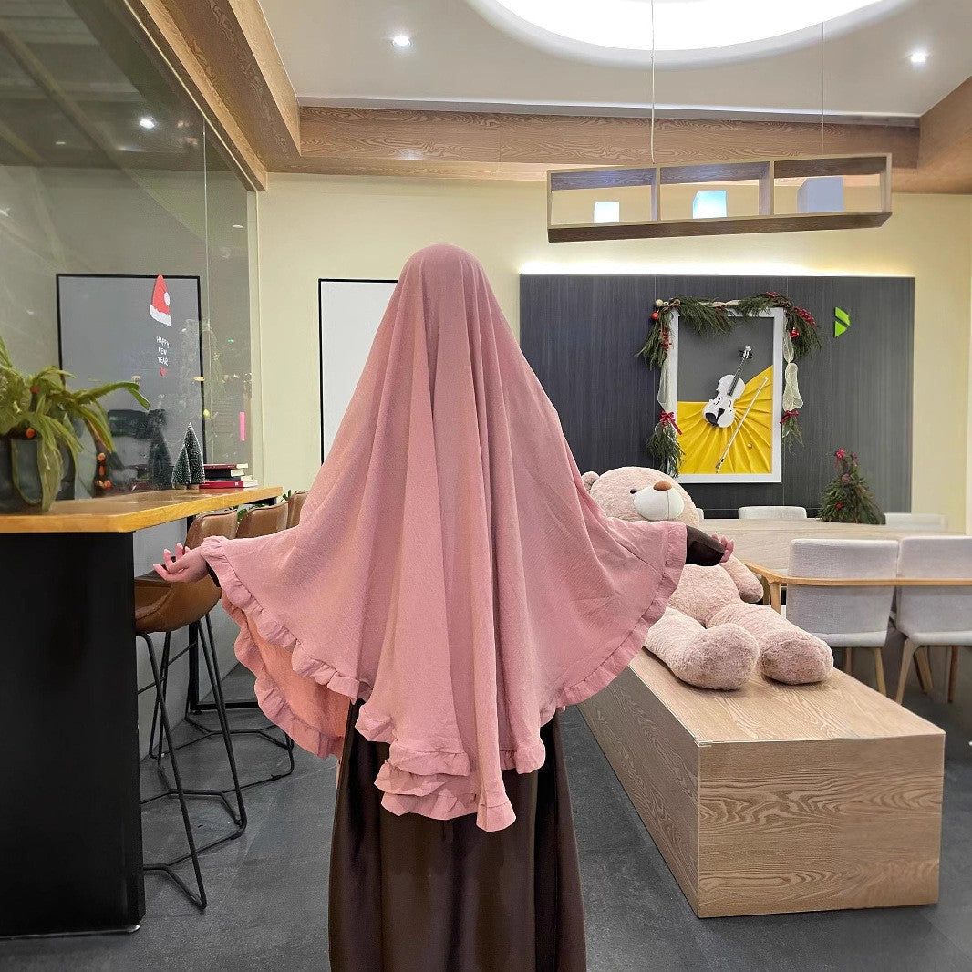 Amirah Flowing Ruffle Headscarf