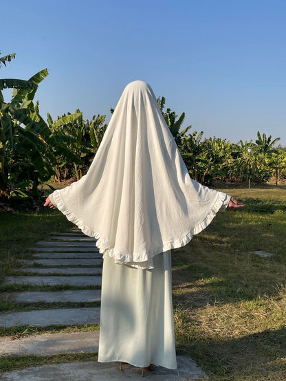 Amirah Flowing Ruffle Headscarf