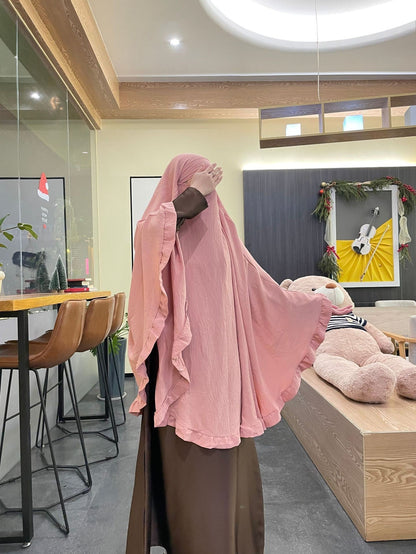 Amirah Flowing Ruffle Headscarf