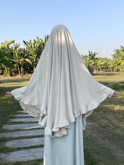 Amirah Flowing Ruffle Headscarf