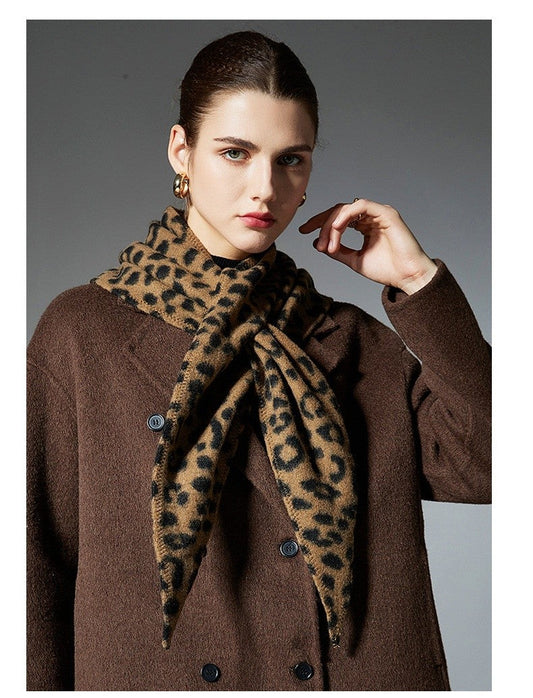 Aurelia Leopard Print Shawl Scarf
