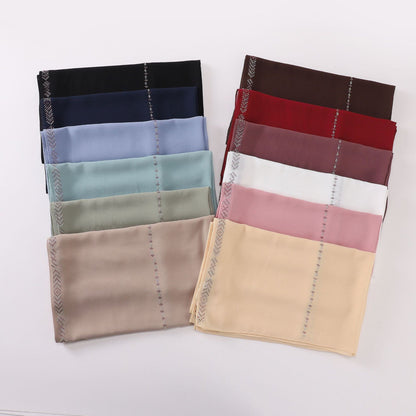 Aurelle Pearl Chiffon Scarf