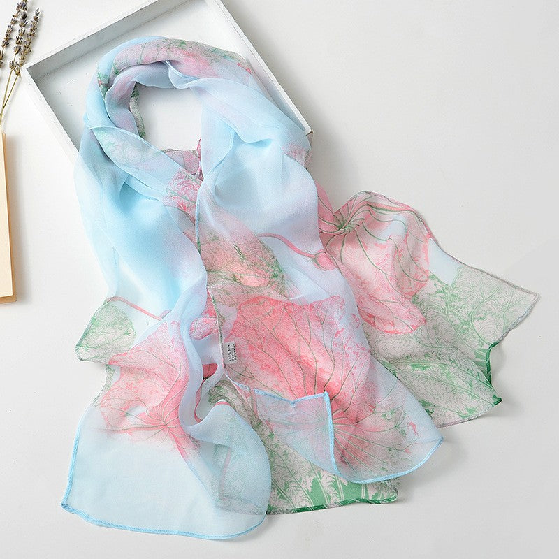 Elowen Blossom Chiffon Scarf