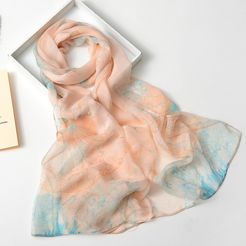 Elowen Blossom Chiffon Scarf