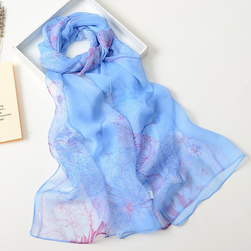 Elowen Blossom Chiffon Scarf