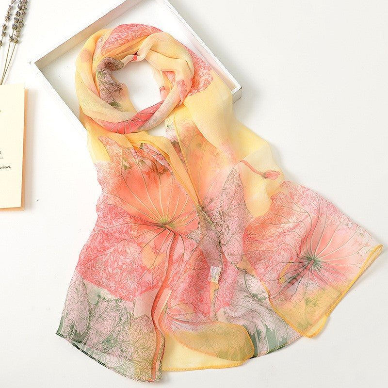 Elowen Blossom Chiffon Scarf