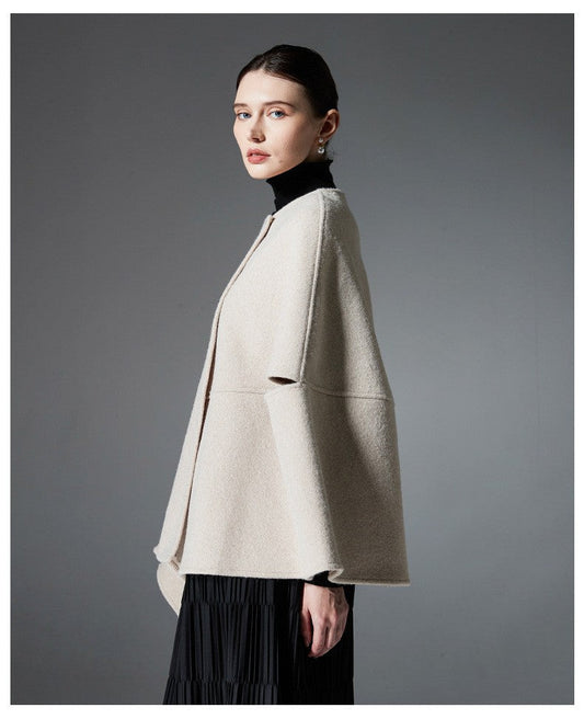 Evra Double-Faced Wool Blend Shawl