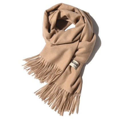 Lyra Tassel Cashmere-Feel Shawl