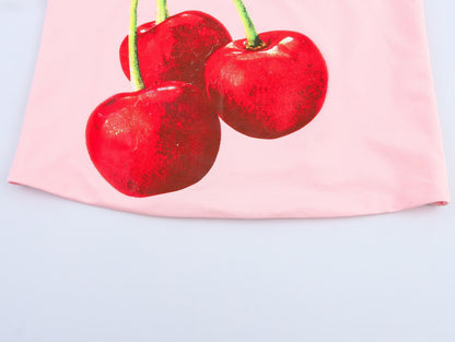 Maribel Cherry Bandeau Top