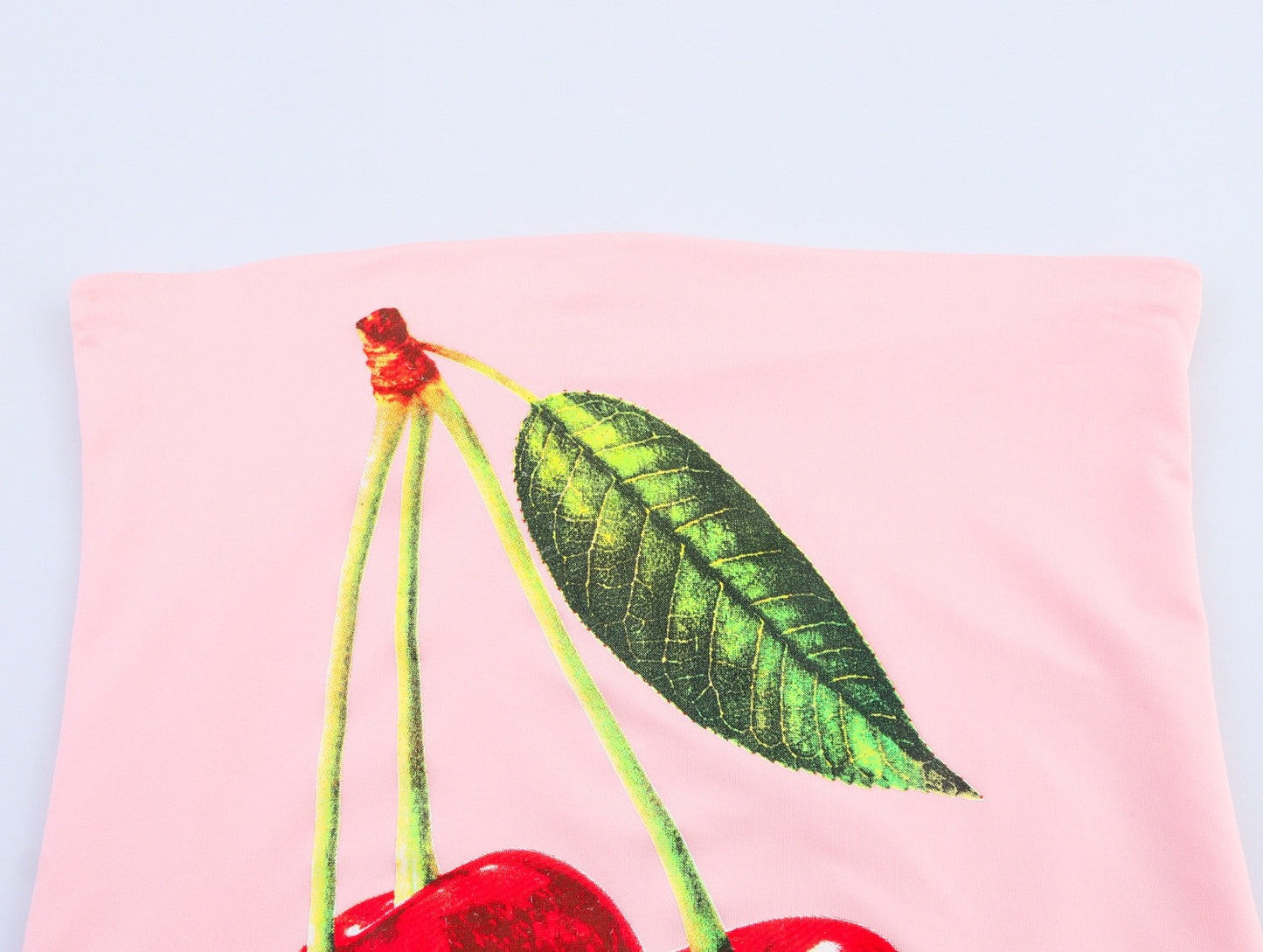 Maribel Cherry Bandeau Top