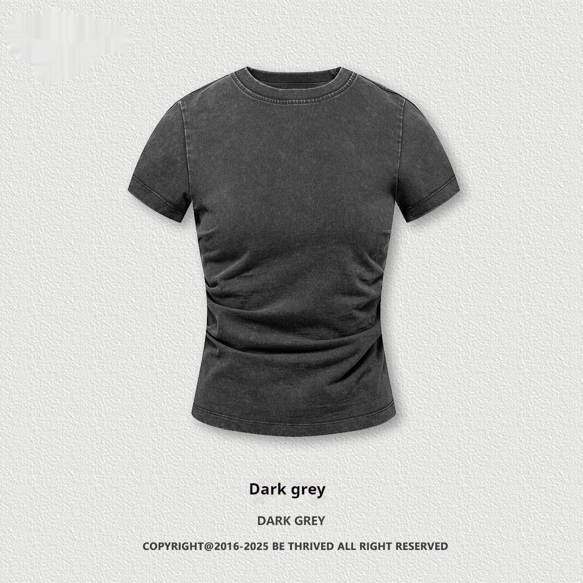 Mirelle Pleated Waist Slim Tee