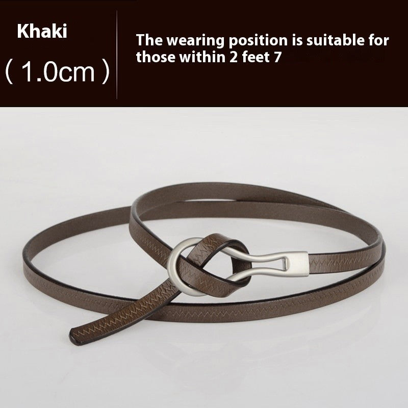 Solenne Genuine Leather Belt