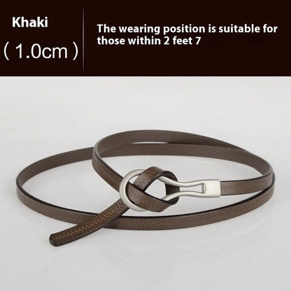 Solenne Genuine Leather Belt