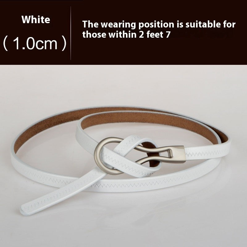 Solenne Genuine Leather Belt