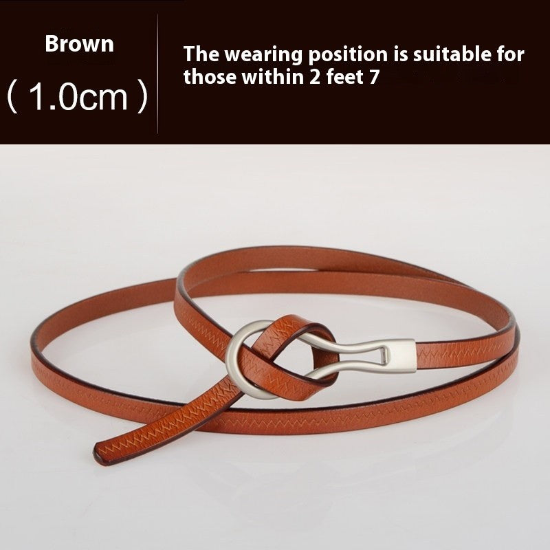 Solenne Genuine Leather Belt