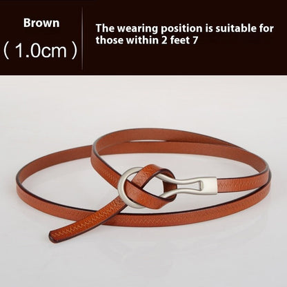 Solenne Genuine Leather Belt