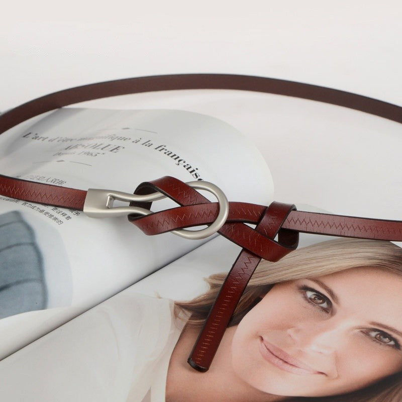 Solenne Genuine Leather Belt
